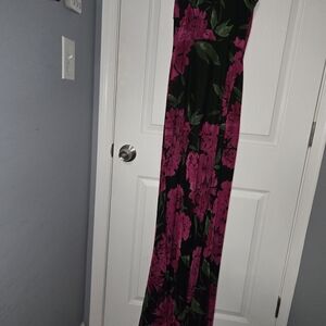 Windsor Black and Pink Floral Dress